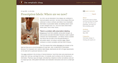 Desktop Screenshot of blog.emphaticinc.com