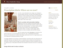 Tablet Screenshot of blog.emphaticinc.com